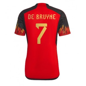 Belgie Kevin De Bruyne #7 Domácí Dres MS 2022 Krátký Rukáv